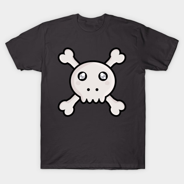 Kawaii Skull T-Shirt by KawaiiNir